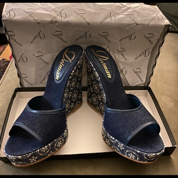 Delman Denim shoes - Picture 3 of 6